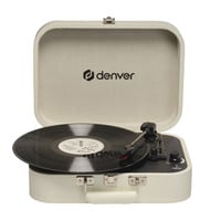Denver VPL-130 Koffer Platenspeler Wit