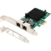 Digitus Gigabit Ethernet PCI Express Card netwerkadapter 2 poorten