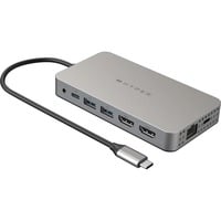 Hyper HyperDrive Dual 4K HDMI 10-in-1 USB-C Hub dockingstation Grijs