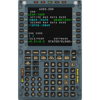 MOZA MA3F Flight Computer Display instrumentenpaneel Zwart
