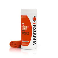 Whoosh! Screen Shine reinigingsdoek Wit/oranje, 70 stuks