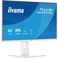 iiyama ProLite XB2497HSU-W1 23.8" monitor Wit (mat), 120 Hz, HDMI, DisplayPort, USB, Audio