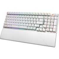 ASUS ROG Strix Scope II 96 RX Wireless RGB mechanisch gaming toetsenbord Wit, US lay-out (QWERTY), ROG RX Red, 96%, RGB leds, Hot-swappable, PBT Double-shot, Bluetooth | 2.4GHz | USB 2.0