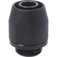 Alphacool HF compression Fitting TPV Metall - 12,7/7,6mm Straight verbinding Zwart