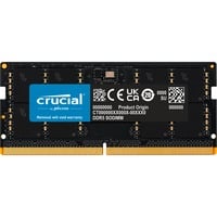 Crucial 16 GB DDR5-4800 laptopgeheugen Zwart, CT16G48C40S5