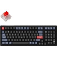 Keychron K4 Pro-G1, toetsenbord Zwart, US lay-out, Keychron K Pro Red, white leds, hot swap, 96%, Double-shot PBT, Bluetooth 5.1