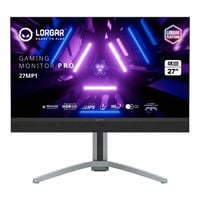 LORGAR Pro 27MP1 27" 4K Ultra HD gaming monitor Grijs/zwart, 1x DisplayPort, 2x HDMI, 1x USB-C, 2x USB-A, 160 Hz