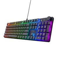 Trust GXT 866 Torix Mechanisch Gaming Toetsenbord  Zwart, US lay-out (QWERTY), Huano Red, 100%, RGB