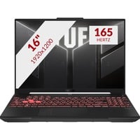 ASUS TUF Gaming A16 FA607PI-N3090W 16" gaming laptop Zwart/grijs | Ryzen 9 7940HX | RTX 4070 | 16 GB | 1 TB SSD