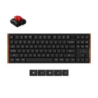 Keychron K1 Ultra 8K Wireless Custom Mechanical Keyboard Zwart, US lay-out (QWERTY), Keychron Milk POM Red, 80% (TKL), RGB leds, LSA Double-shot PBT, USB-C | 2.4 GHz | Bluetooth 5.2