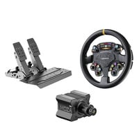 MOZA R9 V3 + CS Pro + SRP2 bundel Zwart, Basis, stuur en pedalen