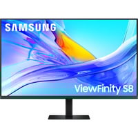 SAMSUNG ViewFinity S8 S80UD UHD 37" 4K UHD monitor Zwart, 1x HDMI, 1x DisplayPort, USB-A, USB-B, USB-C, LAN