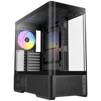 Antec C6 Curve ARGB midi tower behuizing Zwart | 2x USB-A | 1x USB-C | Tempered Glass