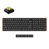 Keychron K5 Ultra 8K Wireless Custom Mechanical Keyboard Zwart, US lay-out (QWERTY), Keychron Milk POM Banana, 100%, RGB leds, LSA Double-shot PBT, USB-C | 2.4 GHz | Bluetooth 5.2