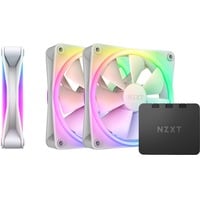 NZXT F120 RGB DUO Triple 120x120x25 case fan Wit, 3 stuks, incl. controller