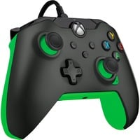 PDP PDP Wired Controller - Neon Black Zwart/groen