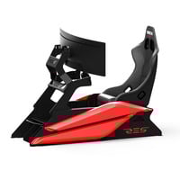 Res-Tech GT Cockpit racingsimulator Zwart/rood