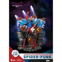 Beast Kingdom Marvel: Spider-Man Into the Spider-Verse Part One - Spider-Punk PVC Diorama decoratie 