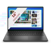 Dell DC16250 (54M3K) 16"  laptop Zwart | Core 7 150U | Intel Graphics | 16 GB | 512 GB SSD