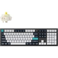 Keychron Q6 Max-M4 RGB mechanisch toetsenbord Zwart, US lay-out (QWERTY), Gateron Jupiter Banana, 100%, RGB leds, KSA double-shot PBT, hot swap, Knob, 2.4GHz | Bluetooth 5.1 | USB-C