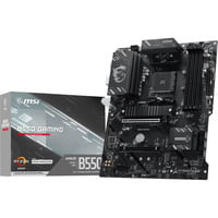 MSI B550 GAMING socket AM4 moederbord Zwart/zilver, RAID, Gb-LAN, Sound, ATX