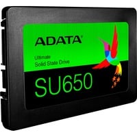 ADATA Ultimate SU650, 512 GB SSD Zwart, ASU650SS-512GT-R, SATA/600
