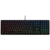 CHERRY Cherry G80-3000N RGB EU bk, toetsenbord Zwart, EU lay-out (QWERTY), Cherry MX Silent Red