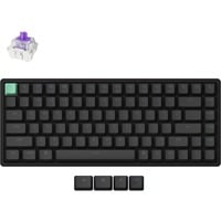 Keychron K2 HE-J1 Standard version RGB mechanisch toetsenbord Zwart, US lay-out (QWERTY), Gateron Double-Rail Magnetic Nebula, 75%, RGB, OSA double-shot PBT, hot swap, 2.4GHz | Bluetooth 5.2 | USB-C
