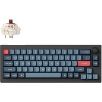 Keychron V2 Max-D3, toetsenbord Zwart, US lay-out, Gateron Jupiter Brown, RGB leds, 65%, Double-shot PBT, hot swap, 2.4 | Bluetooth | USB-C, Knob