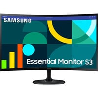 SAMSUNG Essential S27D362GAU 27" curved monitor Zwart, 100 Hz, VGA, HDMI