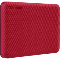 Toshiba Canvio Advance, 1 TB externe harde schijf Rood, HDTCA10ER3AA, USB 3.2 Gen 1