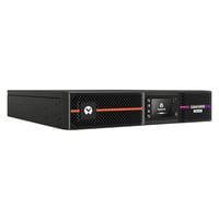 Vertiv Liebert GXT5-1500IRT2UXLN ups Zwart, 2U Rack/Tower, 1500 VA, 1500 W, 8x C13, USB, incl. Netwerkkaart