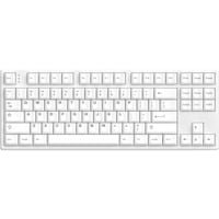 HelloGanss HS87T White RGB mechanisch toetsenbord Wit, US lay-out (QWERTY), Gateron Yellow, 80% (TKL), RGB leds, PBT Doubleshot keycaps, hot swap, 2,4 GHz | Bluetooth | USB-C