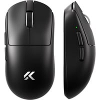 MCHOSE A7 V2 Ultra gaming muis Zwart, 42.000 DPI, 8K, 2.4 GHz / Bluetooth / USB-C