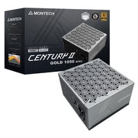 Montech Century II 1050W voeding Zilver, 6x PCIe, 1x 12V-2x6, Kabelmanagement