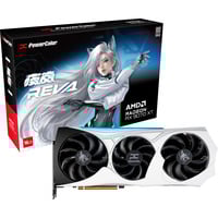 PowerColor Radeon RX 9070 XT Hellhound REVA16GB Limited Edition grafische kaart Wit/zwart, RDNA4, GDDR6, 3x DisplayPort, 1x HDMI