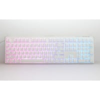 Ducky One 3 Classic Pure White RGB mechanisch toetsenbord Wit, US lay-out (QWERTY), Cherry MX Silent Red, 100%, RGB led, Double-shot PBT, Hot-swappable, QUACK Mechanics