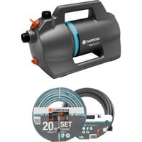 GARDENA Besproeiingspomp 4100 Silent set Donkergrijs/turquoise,  550 Watt