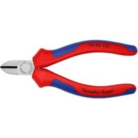 KNIPEX Zijsnijtang 70 02 125 kniptang Rood/blauw