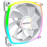 Montech RX140 PWM RGB case fan Wit, 140 x 25 x 140 mm, 3-pin ARGB