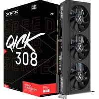 XFX SPEEDSTER QICK 308 AMD Radeon RX 7600 Black Edition grafische kaart 3x DisplayPort, 1x HDMI 2.1, RDNA 3