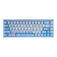 ATK RS6 Ultra+ Series Aluminum Magnetic Switch Keyboard - Azure Fairy Lichtblauw, US lay-out (QWERTY), ATK Ice Blade Pro, 80% (TKL)