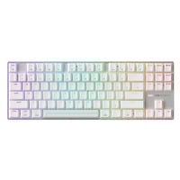 CHERRY XTRFY MX 8.2 Pro TMR, gaming toetsenbord Wit, US lay-out, Cherry MK Crystal, 80% (TKL), 8K, Hot-swap, RGB, PBT, 2.4 GHz / Bluetooth / USB