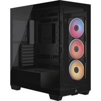 Corsair 3500X RS-R ARGB midi tower behuizing Zwart | 2x USB-A | 1x USB-C | RGB | Tempered Glass