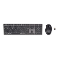 HP 720 Multi-Device Rechargeable Wireless Keyboard and Mouse Combo desktopset Zwart, EU lay-out (QWERTY), Scissor switches, 4000 Dpi, 2.4 GHz / Bluetooth 5.0