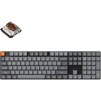 Keychron K5 Max-B3, toetsenbord Zwart, US lay-out, Gateron Low Profile 2.0 Mechanical Brown, RGB leds, Double-shot PBT, 2.4GHz | Bluetooth 5.1 | USB-C