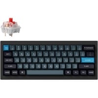 Keychron Q4 Pro-C1, toetsenbord Zwart, US lay-out, Keychron K Pro Red, 60%, RGB leds, KSA double-shot PBT, hot swap, Knob, Bluetooth 5.1