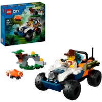LEGO City - Jungleonderzoekers: rode panda-missie met terreinwagen Constructiespeelgoed 60424