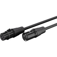 goobay XLR-aansluitkabel Zwart, 10 meter