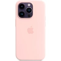 Apple Siliconenhoesje met MagSafe voor iPhone 14 Pro - Kalkroze telefoonhoesje Roze